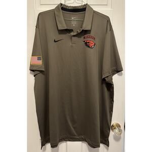 Nike Dri-FIT Oregon State Beavers Polo 3XL Olive Green NCAA Shirt